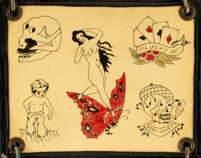 纹身闪光，20世纪。 作者 不明