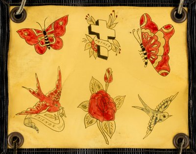 纹身闪光，20世纪。 作者 不明