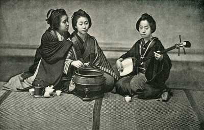 茶与音乐》，1891年。 作者 不明