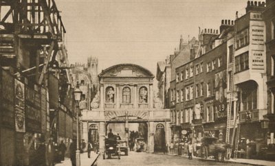 圣殿酒吧（Temple Bar）：1878年，大约1935年，位于子线的城市边界。 作者 不明