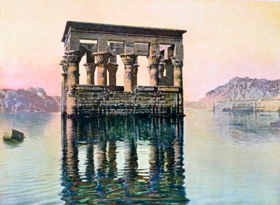 Trajan庙亭，埃及菲莱，20世纪 作者 不明