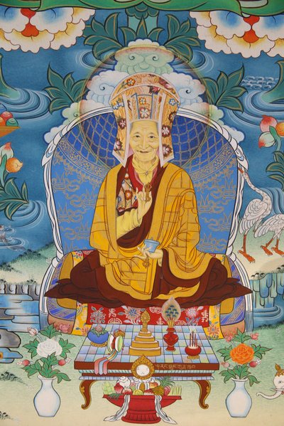 千佛寺 Dashang Kagyu Ling 众画 Kalou 仁波切，La Boulaye，法国 作者 不明