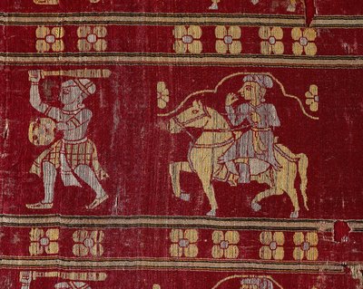 帐篷的较大部分的悬挂部分，1560-1610年。 作者 不明