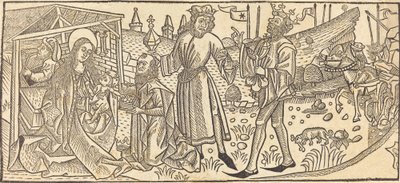 麦琪的崇拜》，可能是1486年的作品。 作者 不明
