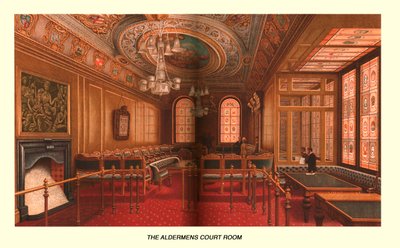 Aldermens审判室，1886年 作者 不明