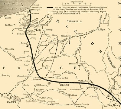 法国和佛兰德联军，第一次世界大战，1914年，c1920年。 作者 不明