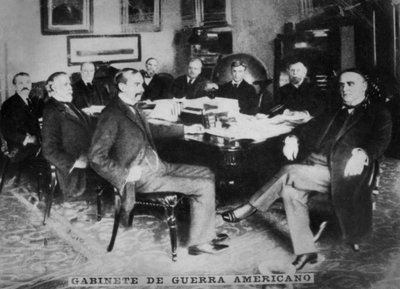 美国战争内阁，1898年 作者 不明