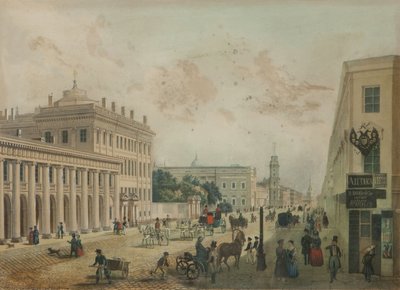 1840年代末在圣彼得堡的阿尼奇科夫宫。 作者 不明