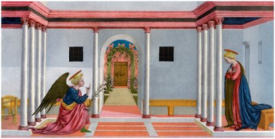 天使报喜，c1445，1958年 作者 不明