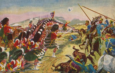 阿盖尔和萨瑟兰高地人。巴拉克拉瓦的细红线，1854年，1939年 作者 不明