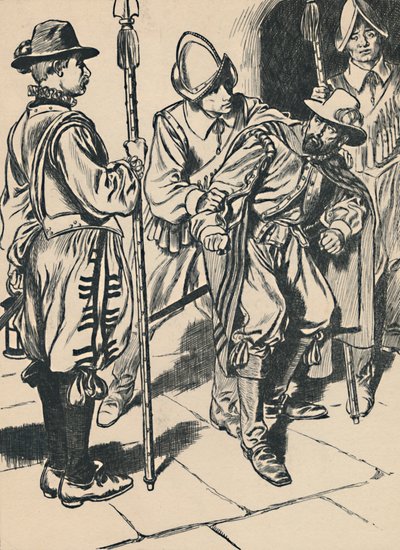 盖伊·福克斯被捕，约1907年。 作者 不明