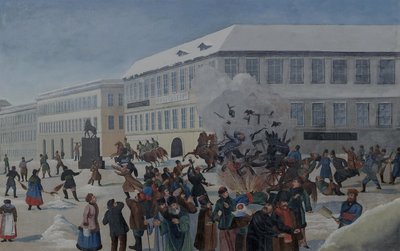 1881年3月13日，亚历山大二世被暗杀 作者 不明