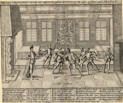 1588年，吉塞公爵被暗杀 作者 不明