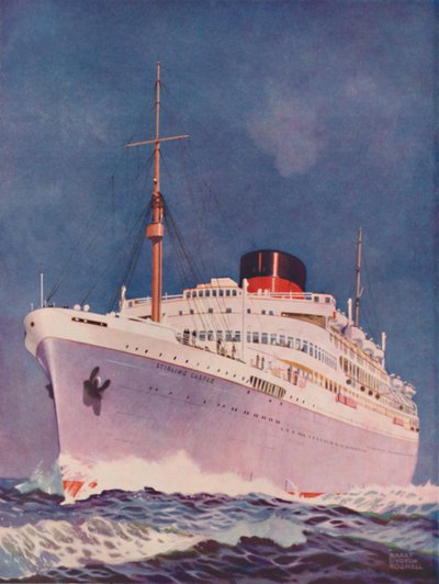 联盟城堡班轮斯特林城堡的迷人色彩，1937年 作者 不明
