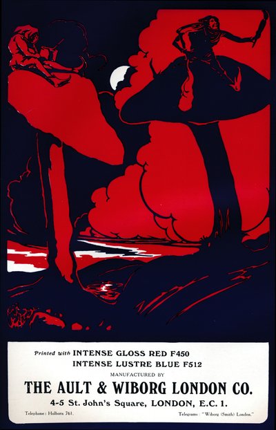 伦敦Ault＆Wiborg广告公司，1919年 作者 不明