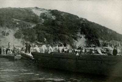 1919年在加巴特佩的澳大利亚登陆地。 作者 不明