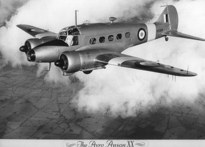 Avro Anson XX，c1940年代 作者 不明