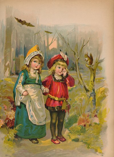 树林中的美女，1903年 作者 不明