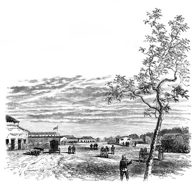 1888年，印度，密拉特（Meerut）兵营，1888年 作者 不明