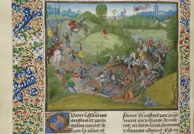 1385年8月14日的Aljubarrota之战，约1470-1475年。 作者 不明