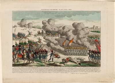 1809年4月22日，约1809年的艾格米尔之战 作者 不明