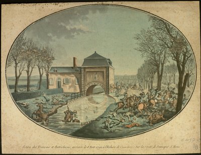 杰马普斯之战，约1793年。 作者 不明