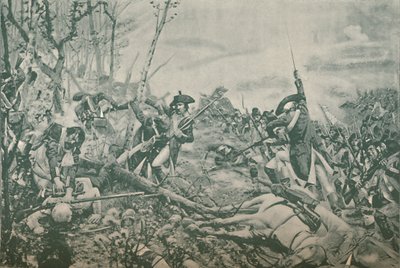 1792年11月6日，比利时，蒙斯附近的杰马普斯战役，1896年 作者 Unbekannt
