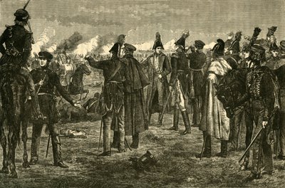 莱比锡战役，1813年，1890年。 作者 Unbekannt