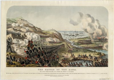 1854年9月20日的阿拉木图战役，1854年 作者 不明