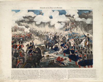 1854年9月20日的阿拉木图战役，1854年 作者 不明