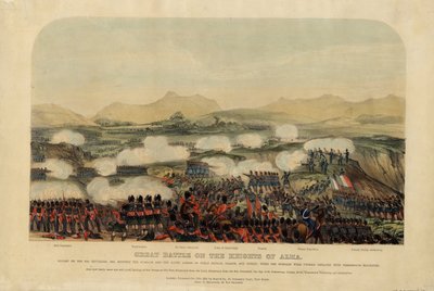 1854年9月20日的阿拉木图战役，1854年 作者 不明