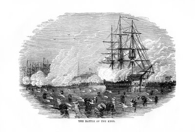 1778年1月6日，小桶战役，1872年 作者 不明