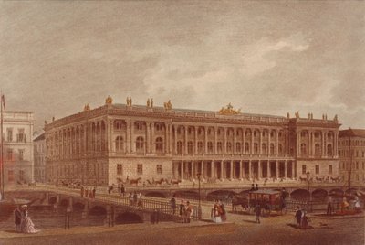 1860年代末至1870年代初期，位于伯格街的柏林证券交易所 作者 不明