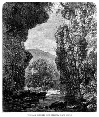 黑色上校洞穴，苏格兰格伦耶，1864年 作者 不明