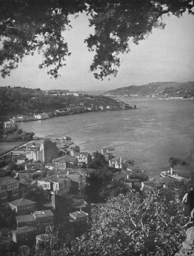 博斯普鲁斯海峡-远处的君士坦丁堡，1913年 作者 不明