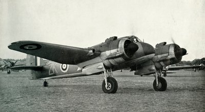 1941年，布里斯托（Bristol Beaufighter）。 作者 不明
