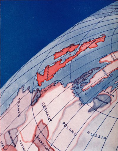1935年仲夏，凌晨6点，不列颠群岛和北欧 作者 不明