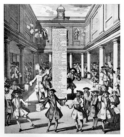起泡者Bubbld或魔鬼占据了最重要的位置，1720年 作者 不明