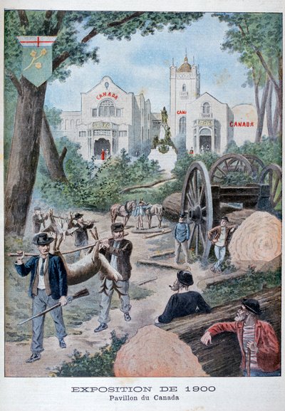 1900年巴黎世界博览会加拿大展馆，1900年 作者 不明