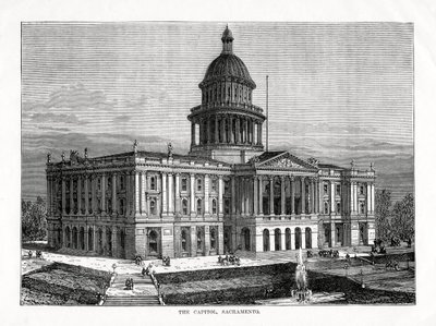 国会大厦，萨克拉曼多，美国加利福尼亚，1877年 作者 不明