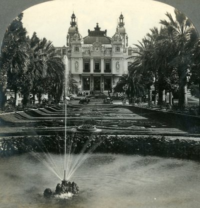 摩纳哥蒙特卡罗赌场，1900年。 作者 不明