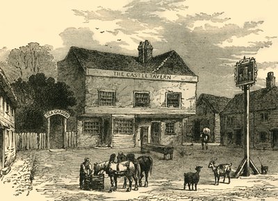 肯特镇路（Castle Tavern），建于1800年，建于1876年。 作者 不明