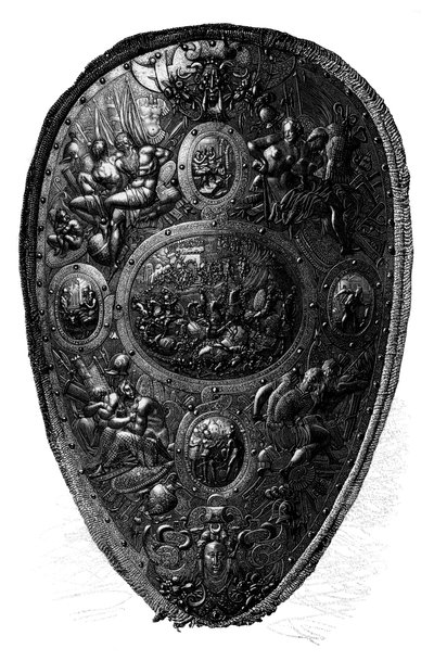 切利尼盾牌，1882年 作者 不明