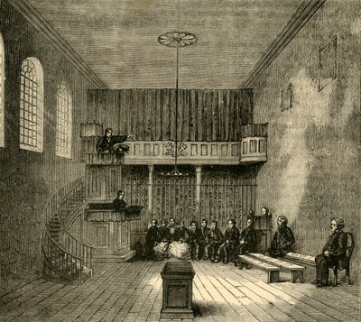 纽盖特教堂，约建于1872年。 作者 不明