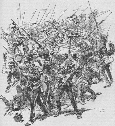 1902年奥地利枪骑兵的冲锋 作者 不明