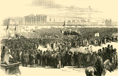 肯宁顿公会宪章会议，1848年，c1878年。 作者 不明
