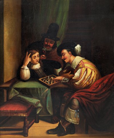 棋手 作者 不明