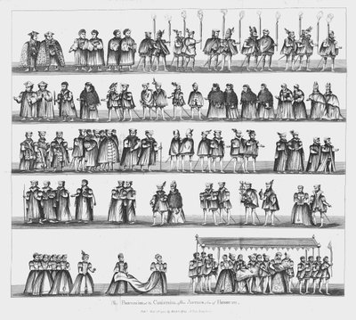 1486年9月24日，亚瑟王子的洗礼仪式，1782年 作者 不明