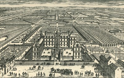 1903年，法国北部瓦兹省利安库尔，La Rochefoucauld城堡。 作者 不明
