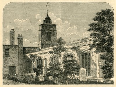 Allhallows教堂，吠叫，1750年，建于1872年。 作者 不明